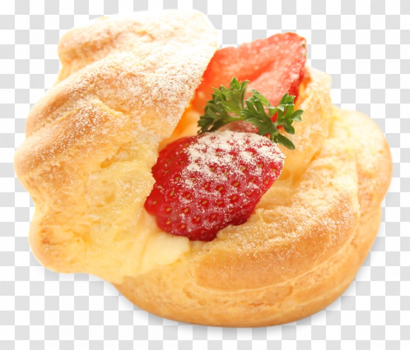 Danish Pastry Profiterole Zeppole Puff Yorkshire Pudding - Breakfast Transparent PNG
