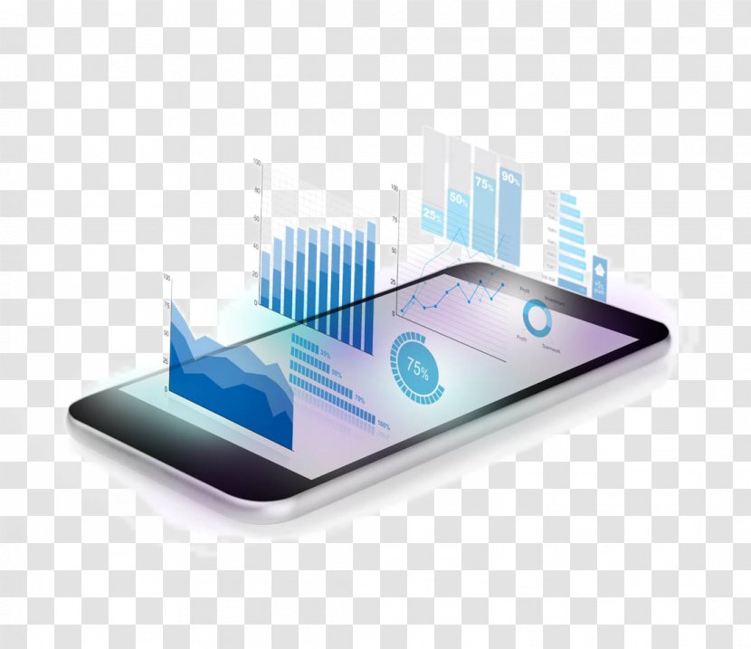 Mobile Business Intelligence Web Phone - Communication Device - Infographics Transparent PNG