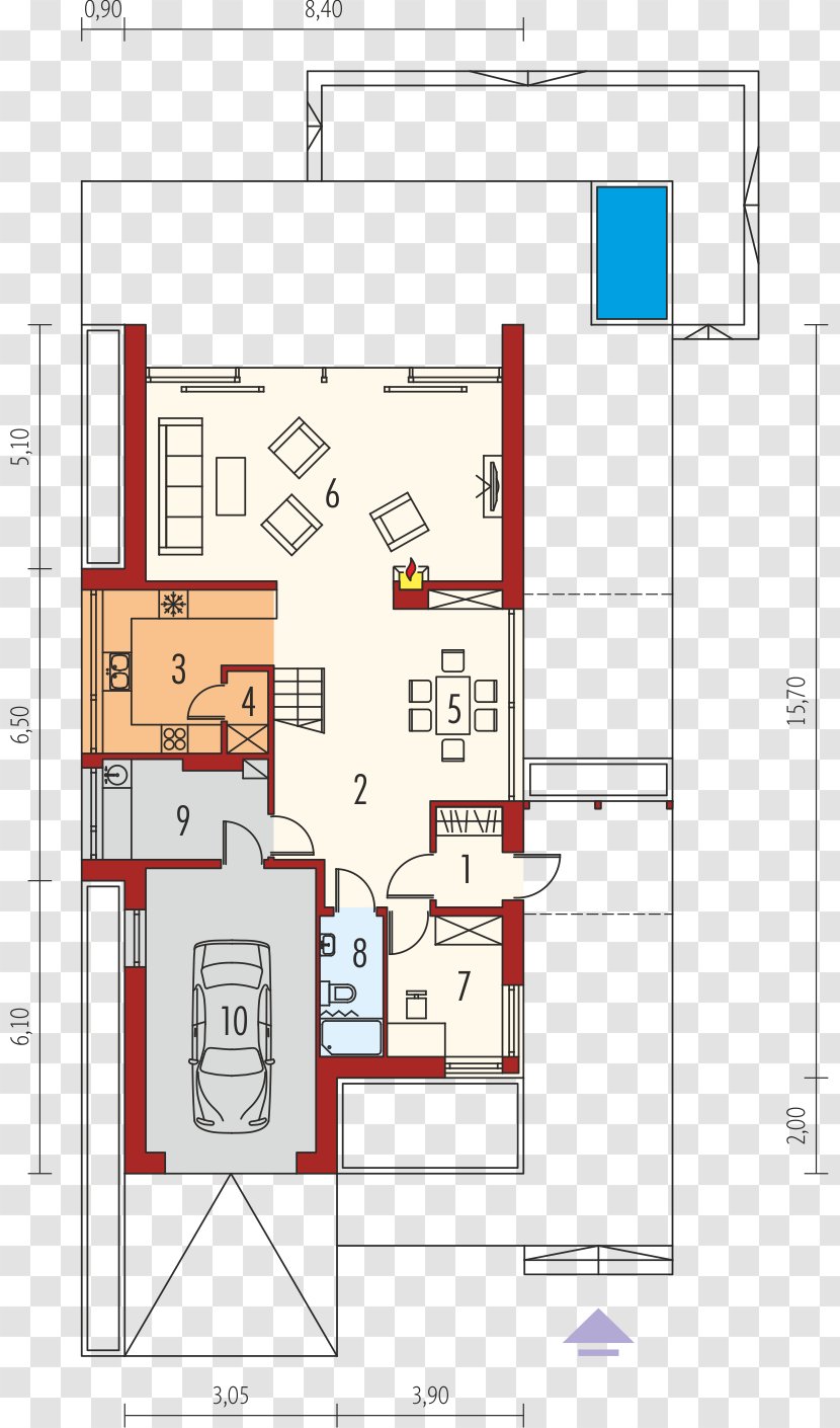 Floor Plan Line - Schematic - Design Transparent PNG