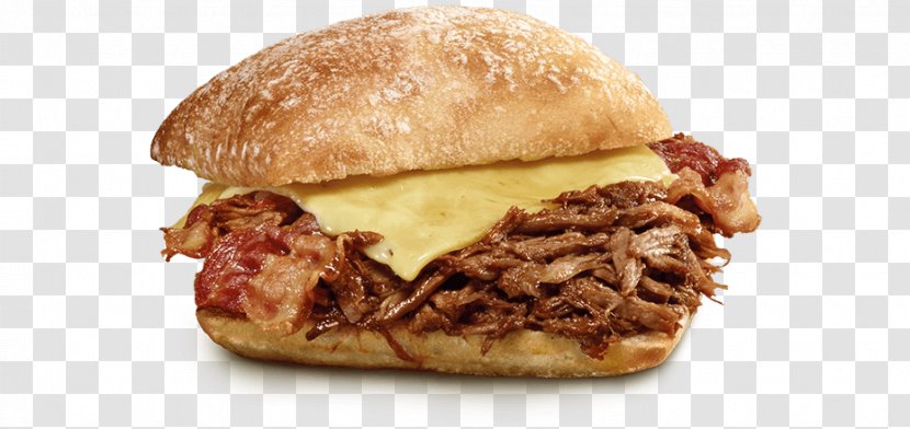 Cheeseburger Pulled Pork Barbecue Hamburger Carnitas - American Food Transparent PNG