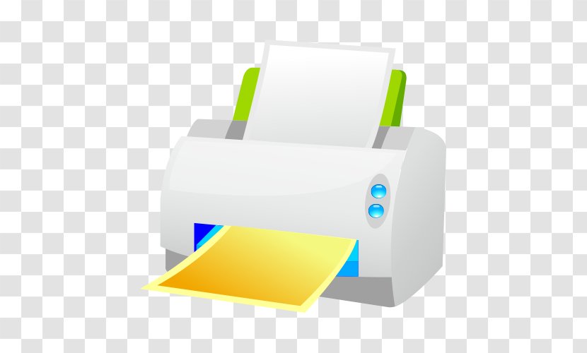 Technology Yellow Angle - Material - Printer Vector Transparent PNG