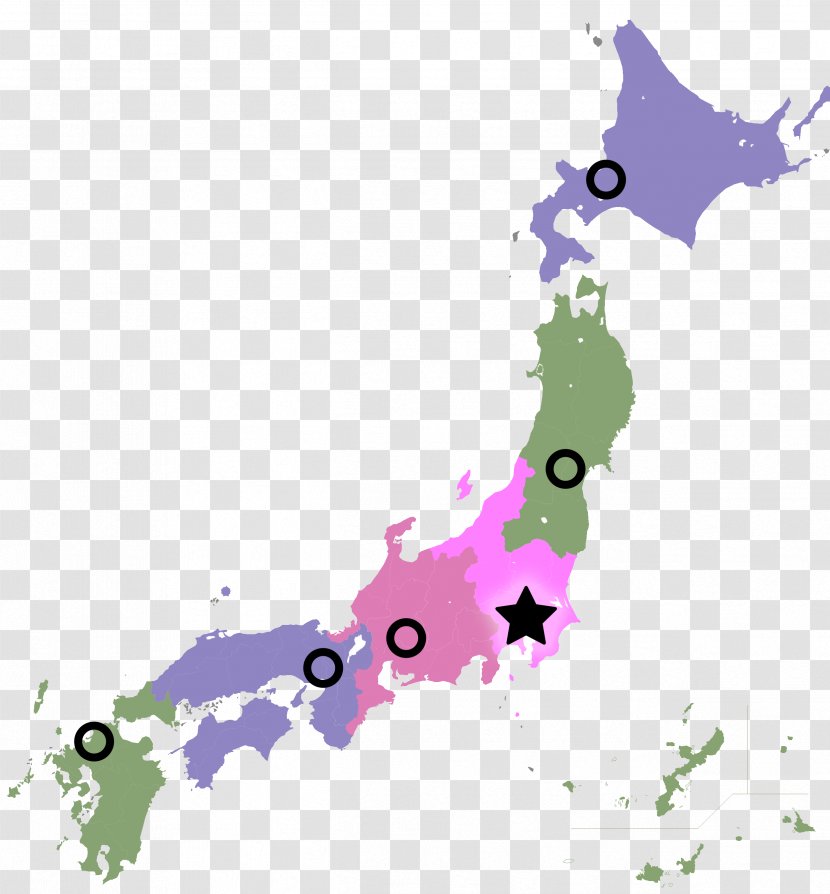 Japan World Map - Royaltyfree Transparent PNG