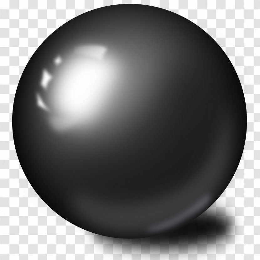 Sphere Clip Art - Monochrome - Metal Ball Cliparts Transparent PNG