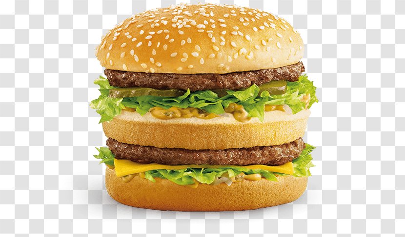 McDonald's Big Mac Hamburger Chicken McNuggets McChicken Quarter Pounder - Junk Food - Veggie Burger Transparent PNG