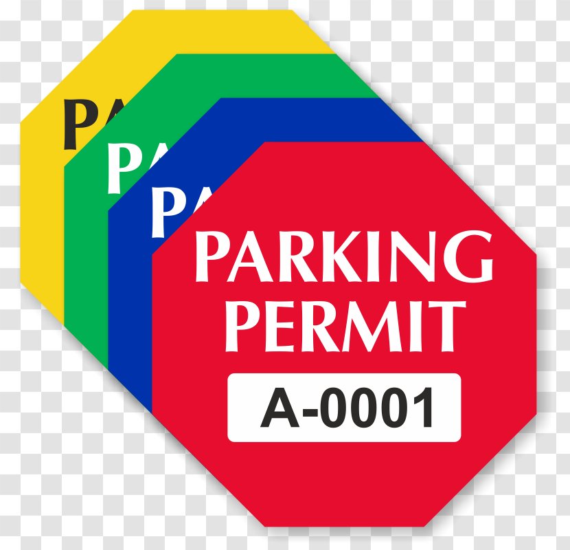 Parking Car Park Sticker Apartment Label - Logo - Permit Transparent PNG