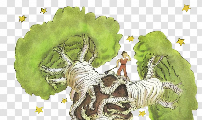 The Little Prince Baobabs Tree Book - Short Story - Cmyk Color Transparent PNG