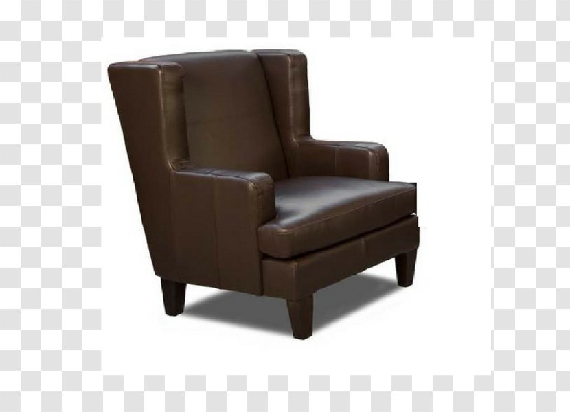 Club Chair Wing Recliner Armrest Couch - Design Transparent PNG