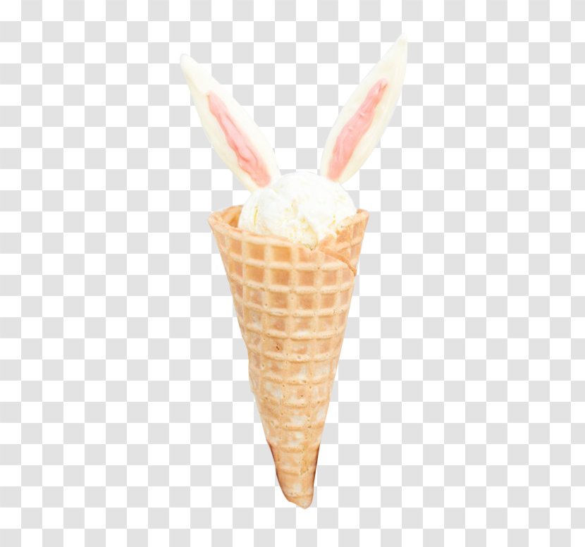 Ice Cream Mother Rabbit - Food - Cute Bunny Transparent PNG
