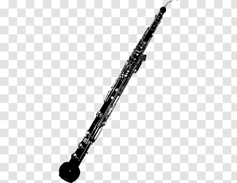 Cor Anglais Clarinet Bass Oboe French Horns Musical Instruments - Silhouette Transparent PNG