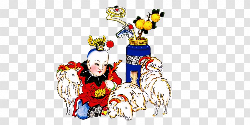 China Chinese New Year Painting Picture - Doll E Transparent PNG
