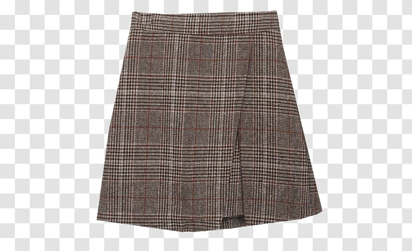 Tartan Skirt - Checkered Transparent PNG