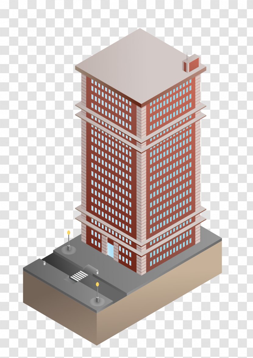 Building Isometric Projection Exercise Art - Game - Skycraper Transparent PNG