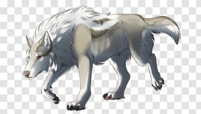Gray Wolf Legendary Creature Snout Supernatural Wildlife - Tail - Carnivoran Transparent PNG