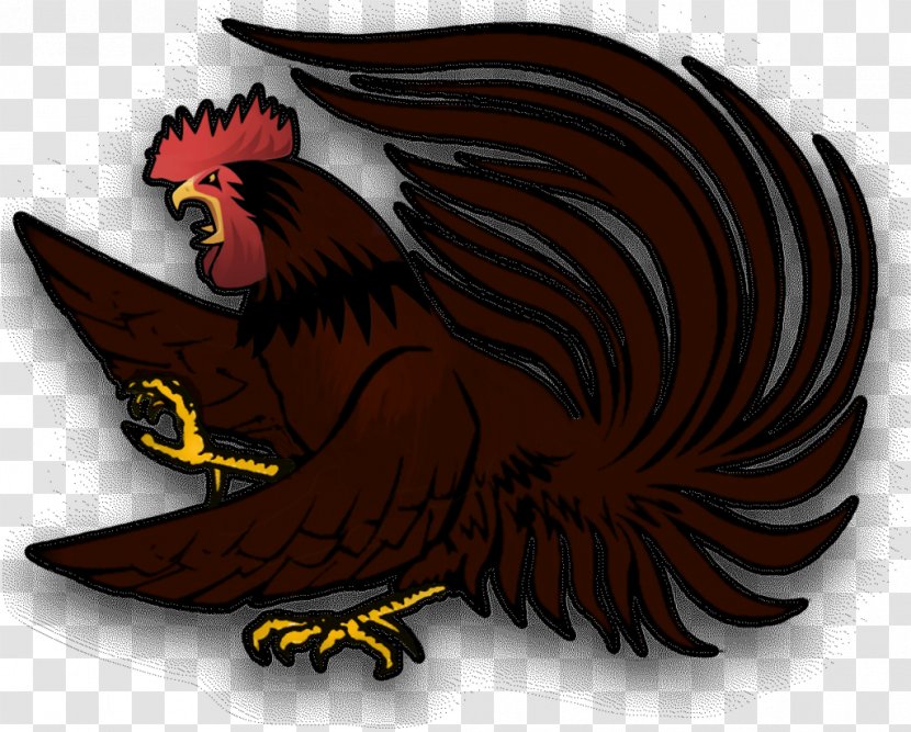 Rooster Eagle Cartoon Beak - Rhode Island Red Transparent PNG