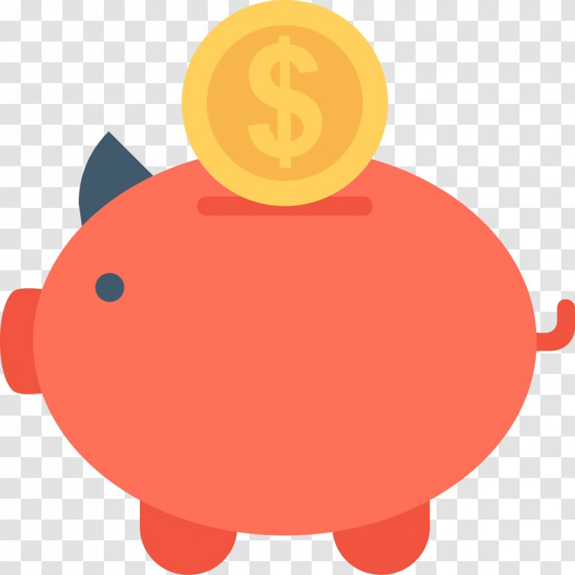 Piggy Bank Money Saving - Red - 15 Transparent PNG