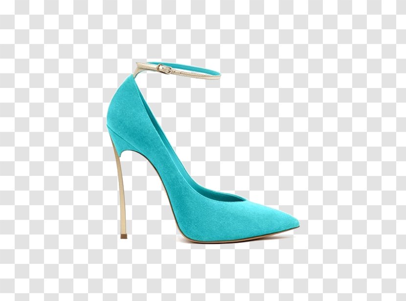 Shoe High-heeled Footwear Mule Sandal - Blue Temperament Heels Transparent PNG