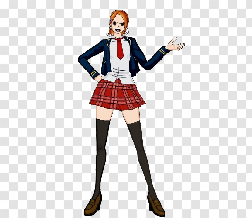 Nami School Uniform Monkey D. Luffy One Piece - Flower Transparent PNG