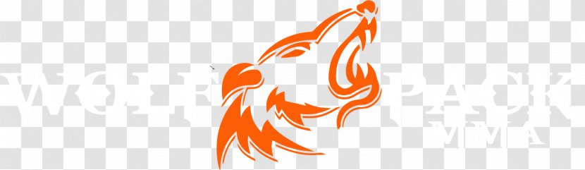 Logo Desktop Wallpaper Gray Wolf Font - Orange - Wolfpack Transparent PNG