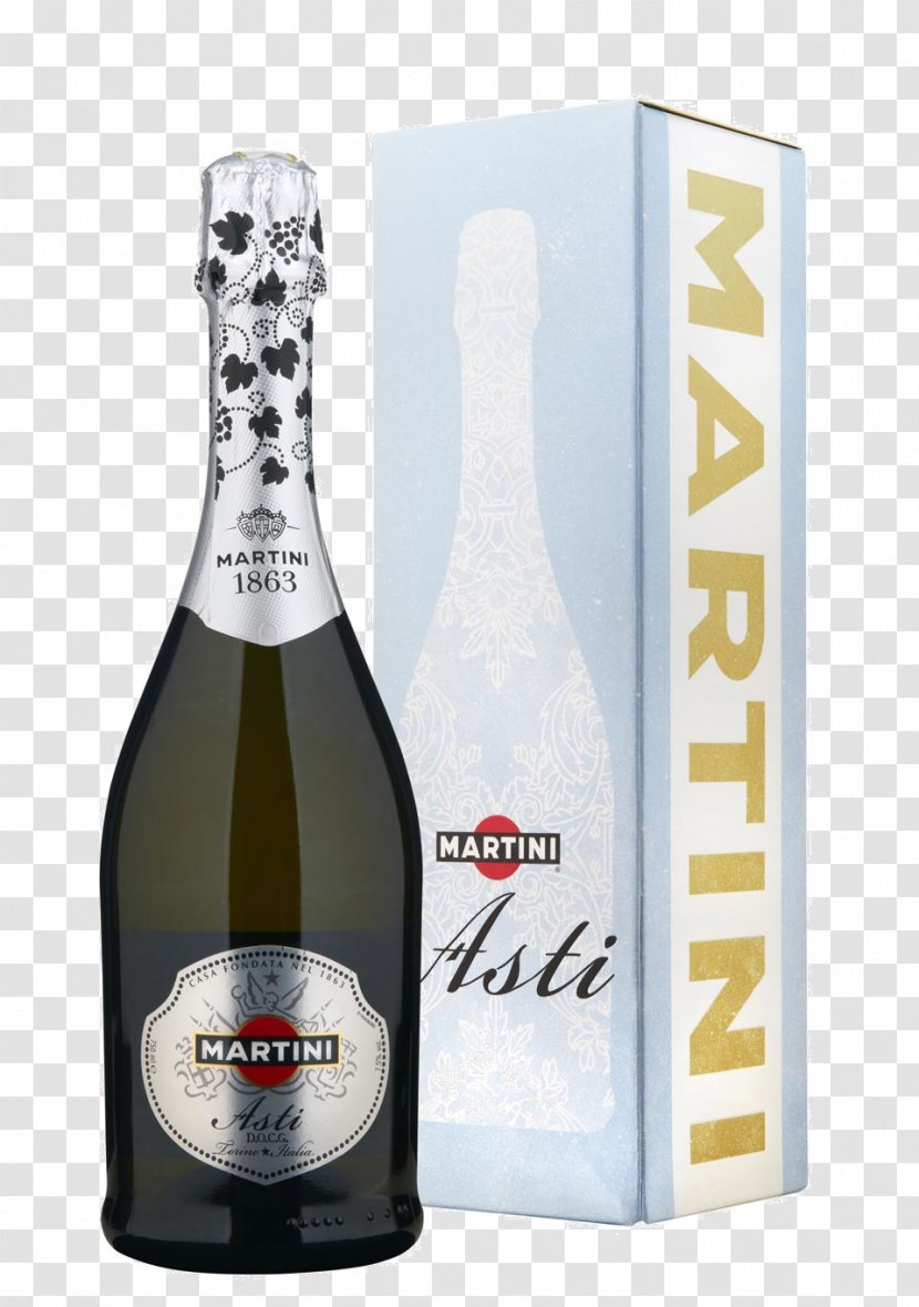 Champagne Asti DOCG Sparkling Wine Martini Transparent PNG