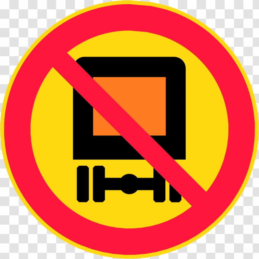 Traffic Sign Transport Road Dangerous Goods Transparent PNG