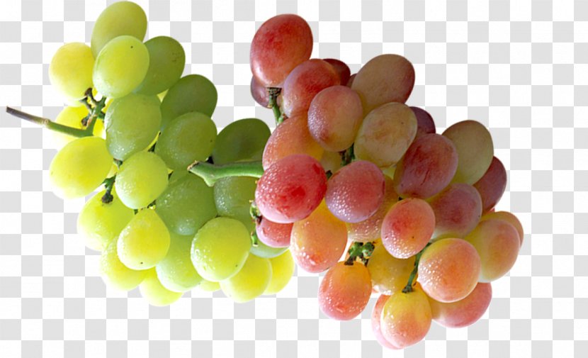 Grape Parras Download - Seedless Fruit - Cyan And Red Two Strings Of Grapes Transparent PNG