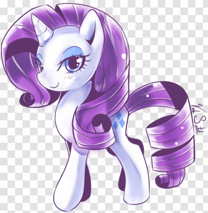 Pony Rarity Horse Purple - Idea Transparent PNG