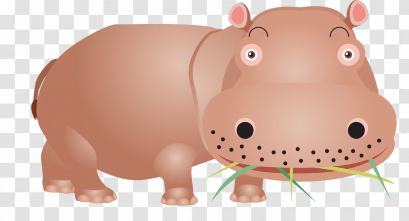 Pygmy Hippopotamus Clip Art Dog - Fiona Transparent PNG