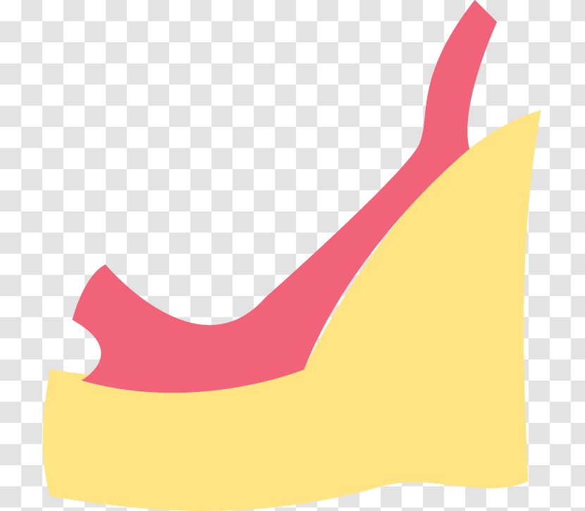 High-heeled Shoe Animation Clip Art - Yellow Transparent PNG