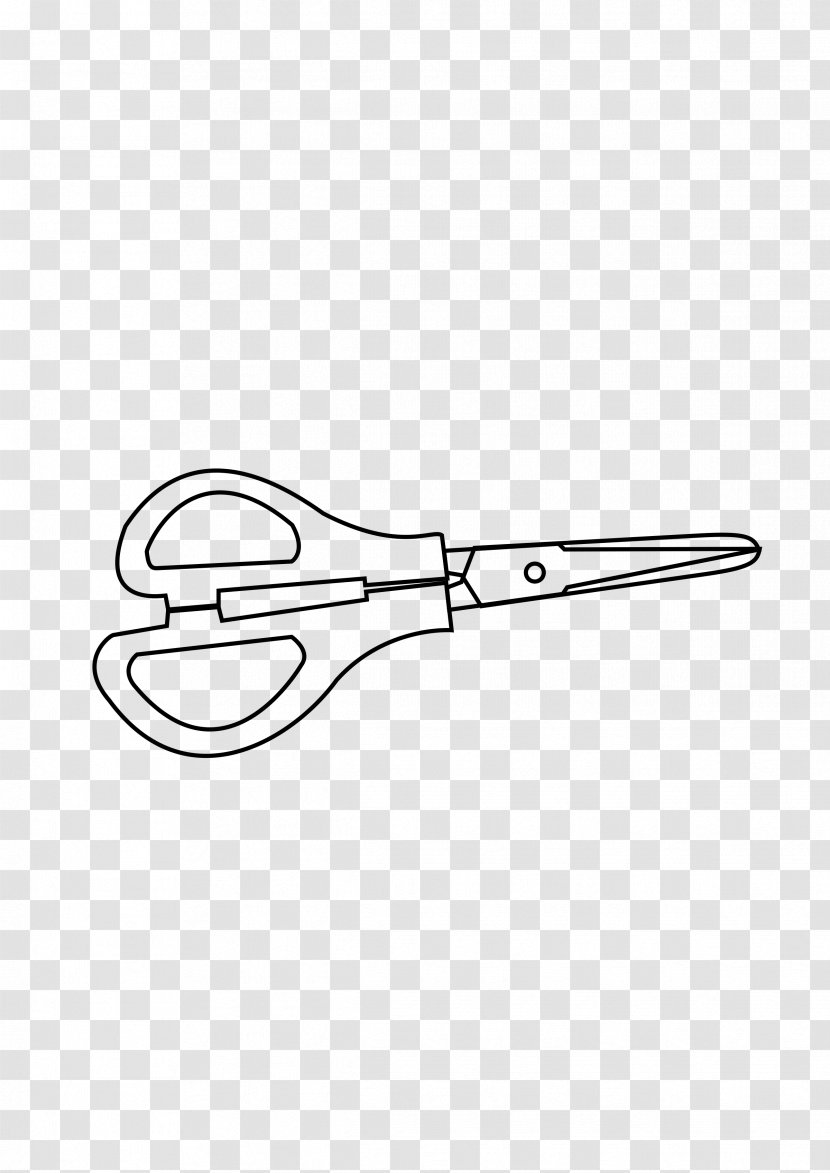 Scissors Drawing Coloring Book Clip Art - Hairdresser Transparent PNG