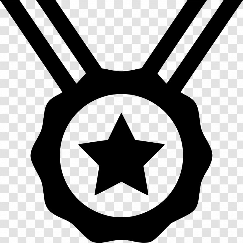 Award Medal - Black And White - Prize Transparent PNG