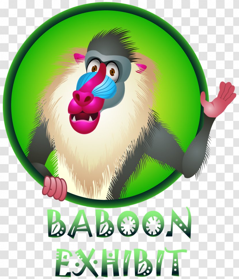Baboons Mandrill Photography - Baboon Transparent PNG