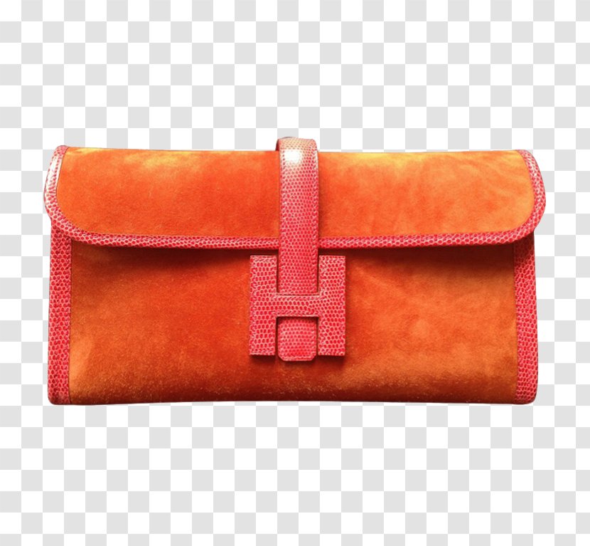 Wallet Coin Purse Leather Handbag - Orange Transparent PNG