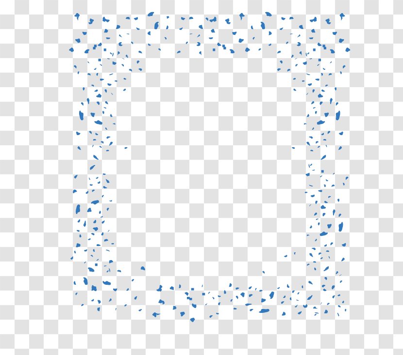 Paper Confetti Blue - Drawing Transparent PNG