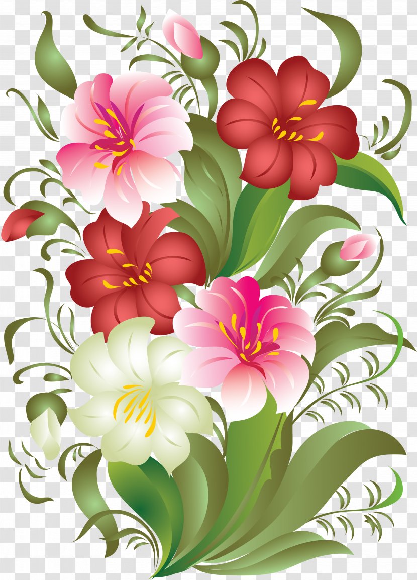 Cross-stitch Embroidery Clip Art - Vector Flowers Transparent PNG