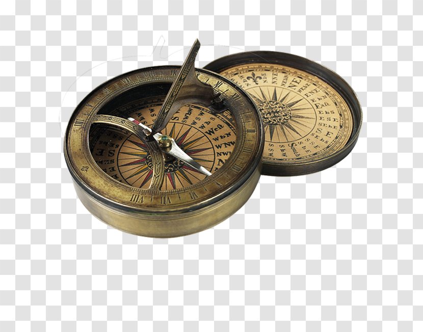 Sundial Solar Compass 18th Century Transparent PNG