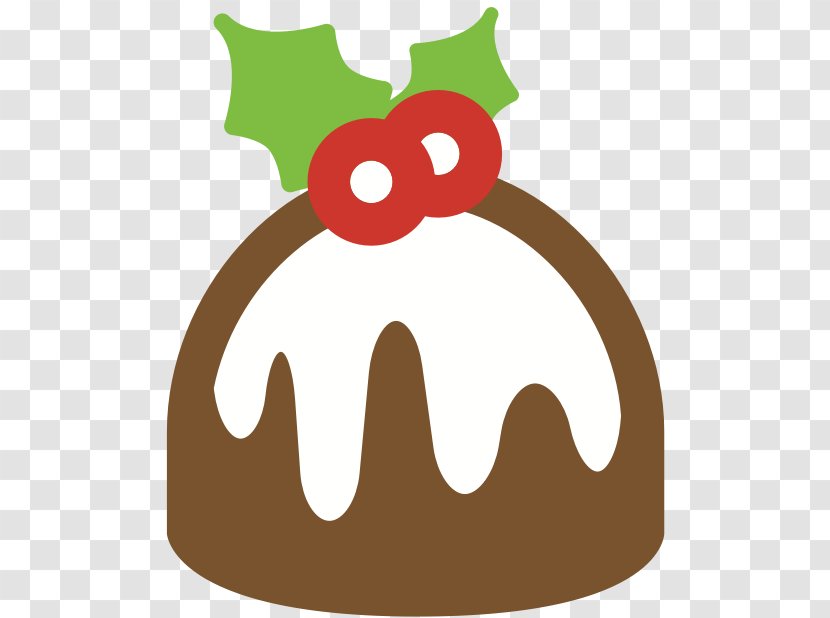 Christmas Pudding Cake Clip Art - Imessage Transparent PNG