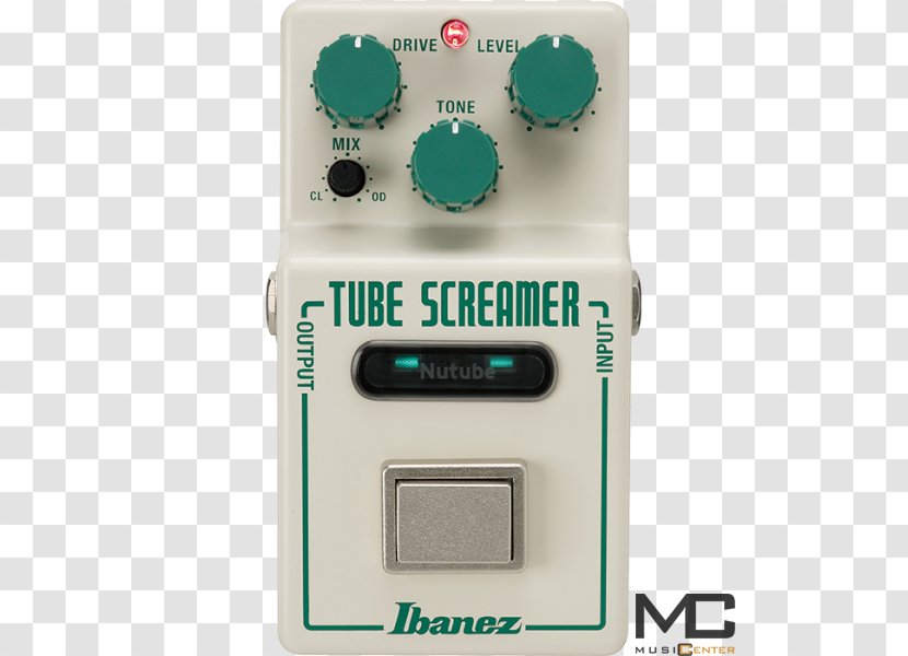 Ibanez Tube Screamer Nutube Effects Processors & Pedals Distortion - Technology - Electric Guitar Transparent PNG