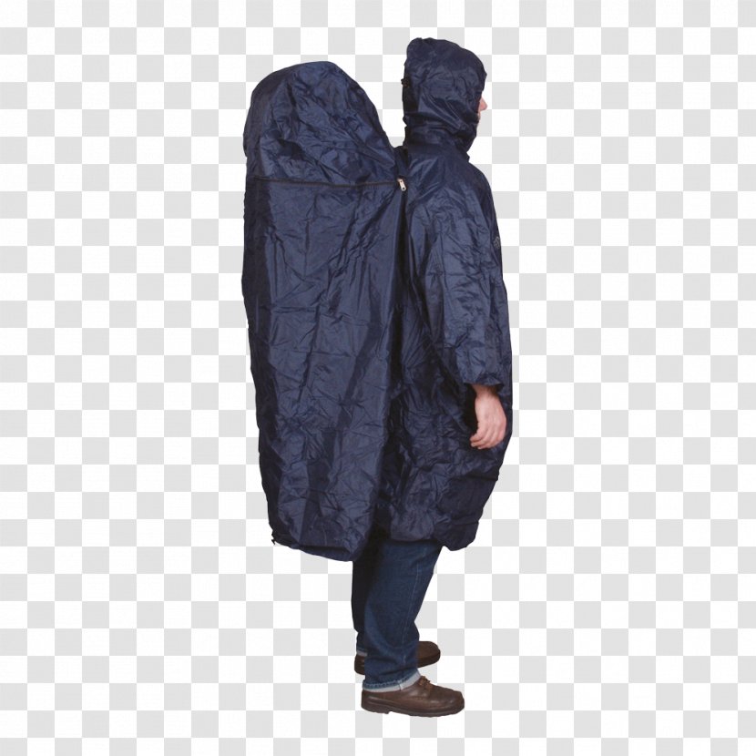 Poncho Backpack Bag Raincoat Clothing - Sleeve Transparent PNG