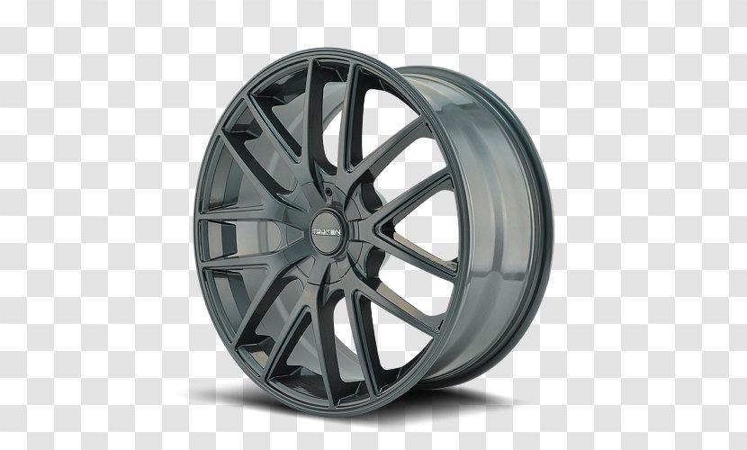 Alloy Wheel Car Gunmetal Rim - Tire Transparent PNG