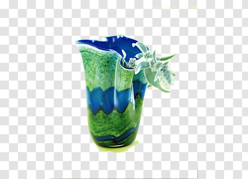 Blue-green Cup - Bluegreen - Creative Blue Green Mug Transparent PNG