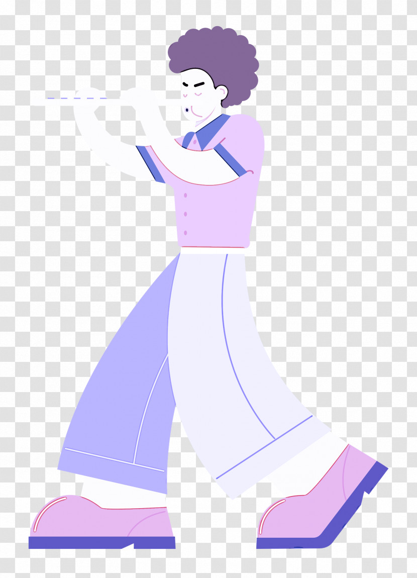 Playing The Flute Music Transparent PNG