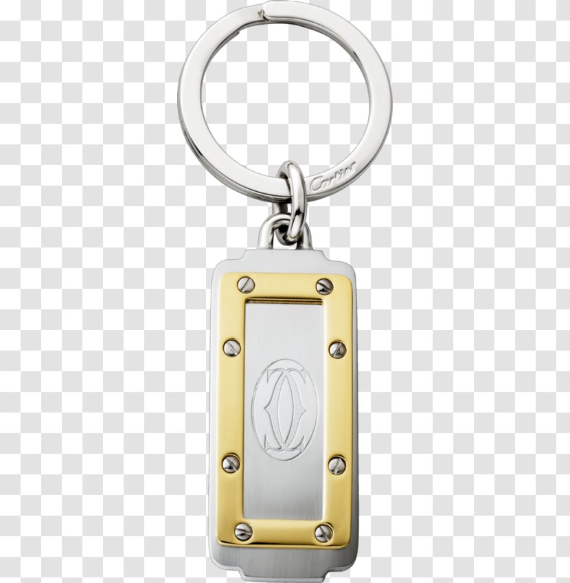 Key Chains Cartier Clothing Accessories Cufflink Jewellery - Frame - GOLD KEY Transparent PNG