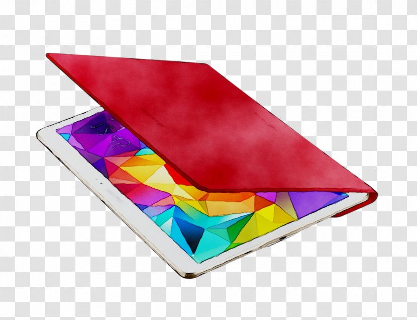 Magenta Triangle - Paper - Stained Glass Transparent PNG