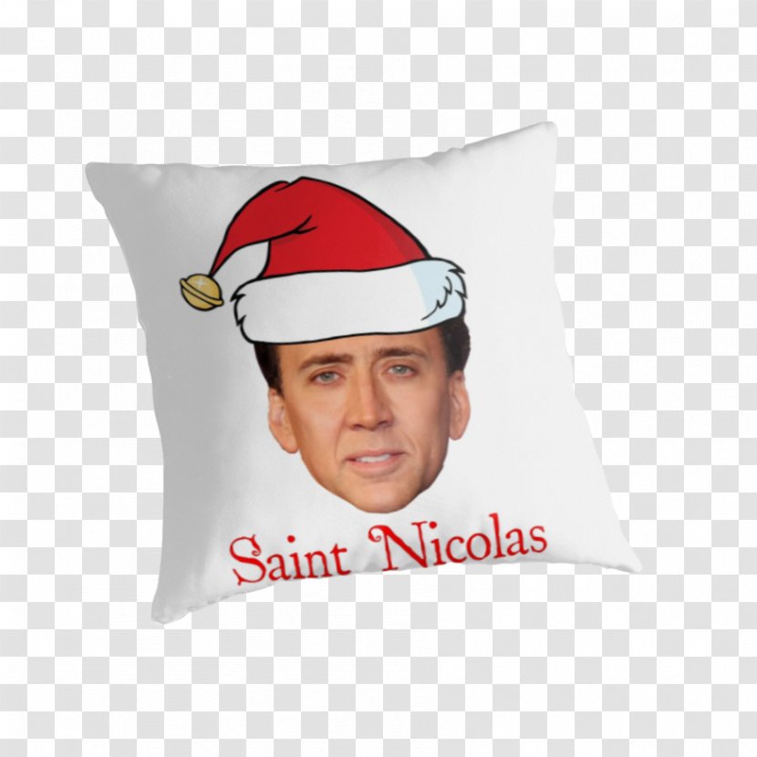 Nicolas Cage T-shirt Pillow Saint Christmas Transparent PNG