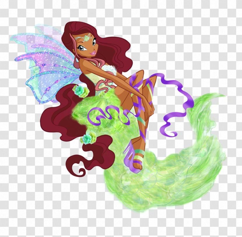 Aisha Bloom Fairy Stella Sirenix - Cartoon Transparent PNG