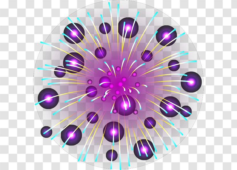 Purple Pattern - Symmetry - Fireworks,Fireworks Transparent PNG