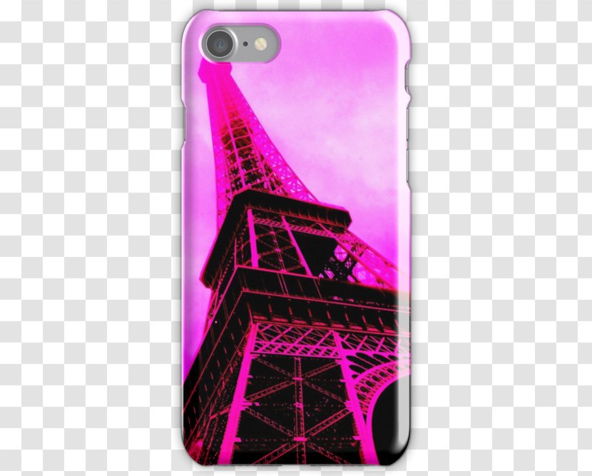 IPhone 6 Eiffel Tower Mobile Phone Accessories Font - Purple Transparent PNG