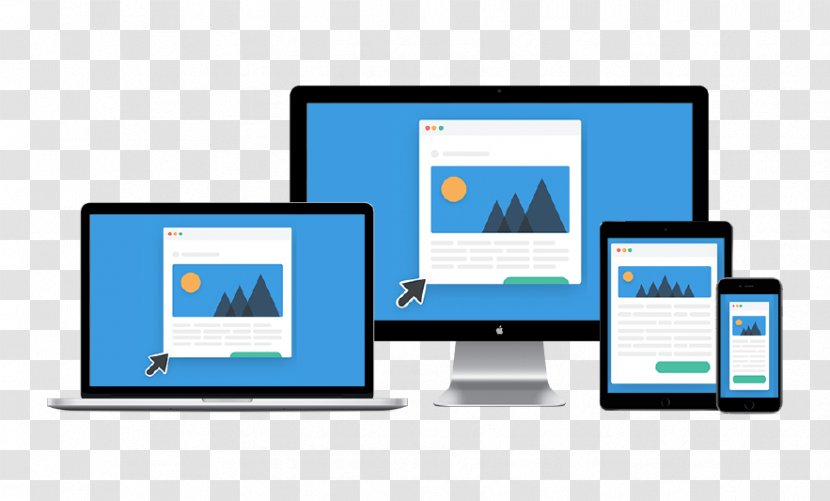 Responsive Web Design Development Mockup Website Builder - Presentation Transparent PNG