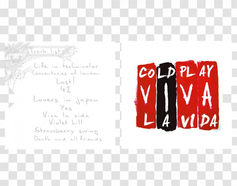 Viva La Vida Or Death And All His Friends Coldplay Logo X&Y - Watercolor Transparent PNG
