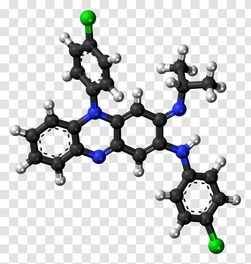 Xanthone Ball-and-stick Model Molecule Hydrogen Bond Chemistry - Atom - Lottery Ball Transparent PNG